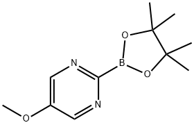 5-METHOXY-2-(4,4,5,5-TETRAMETHYL-1,3,2-DIOXABOROLAN-2-YL)PYRIMIDINE 结构式