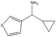 CYCLOPROPYL(THIOPHEN-3-YL)METHANAMINE Structure