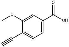 4-乙炔基-3-甲氧基苯甲酸,1270964-89-0,结构式