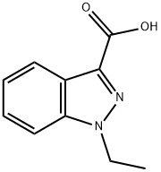 1-Ethyl-1H-indazole-3-carboxylic acid 结构式