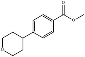 4-(四氢-2H-吡喃-4-基)苯甲酸甲酯, 1276024-95-3, 结构式