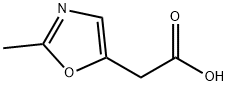 (2-Methyl-oxazol-5-yl)-acetic acid 化学構造式