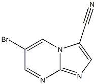 6-bromoimidazo[1,2-a]pyrimidine-3-carbonitrile Structure