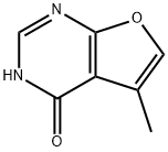 5-甲基呋喃并[2,3-D]嘧啶-4(3H)-酮, 1283372-48-4, 结构式