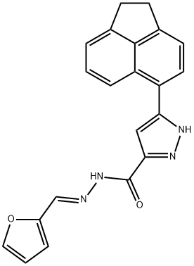 3-(1,2-dihydroacenaphthylen-5-yl)-N'-[(E)-furan-2-ylmethylidene]-1H-pyrazole-5-carbohydrazide|