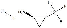 REL-(1R,2R)-2-(三氟甲基)环丙烷-1-胺盐酸盐, 1287760-01-3, 结构式