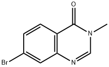 7-Bromo-3-methyl-3H-quinazolin-4-one Struktur