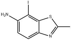 7-Iodo-2-methylbenzo[d]thiazol-6-amine Structure