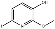 6-ヨード-2-メトキシピリジン-3-オール 化学構造式