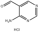 5-Pyrimidinecarboxaldehyde, 4-amino-, hydrochloride Struktur