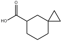 螺[2.5]辛烷-5-羧酸 结构式