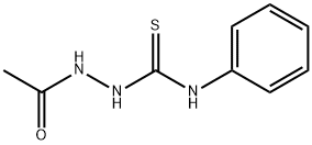 1-ACETYL-4-PHENYL-3-THIOSEMICARBAZIDE Struktur