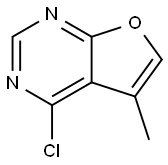 4-Chloro-5-methylfuro[2,3-d]pyrimidine Structure