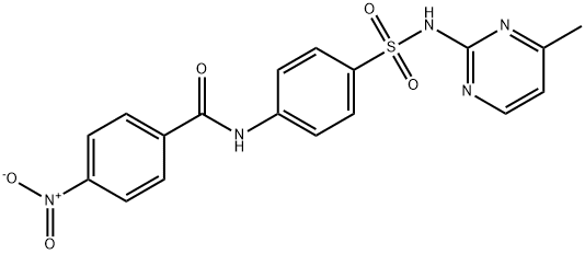 N-{4-[(4-methylpyrimidin-2-yl)sulfamoyl]phenyl}-4-nitrobenzamide Structure