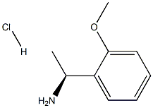 (S)-1-(2-METHOXYPHENYL)ETHANAMINE HYDROCHLORIDE, 1332832-15-1, 结构式