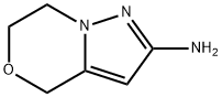 2-胺基-6,7-二氢-四氢吡唑并[5,1-C][1,4]F嗪,1333508-93-2,结构式