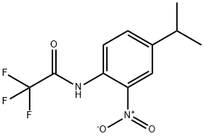 2,2,2-Trifluoro-N-(4-isopropyl-2-nitrophenyl)acetamide Structure