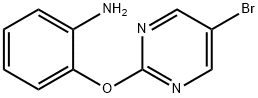 2-((5-Bromopyrimidin-2-yl)oxy)aniline 结构式