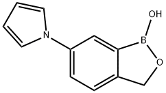 1H-Pyrrole,1-(1,3-dihydro-1-hydroxy-2,1-benzoxaborol-6-yl) Structure
