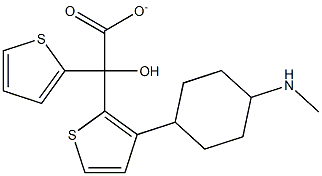 1346762-52-4 (1r,4r)-4-(methylamino)cyclohexyl2-hydroxy-2,2-di(thiophen-2-yl)acetate