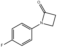 2-Azetidinone, 1-(4-fluorophenyl)- 化学構造式