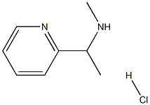 N-methyl-1-(pyridin-2-yl)ethanamine hydrochloride Struktur