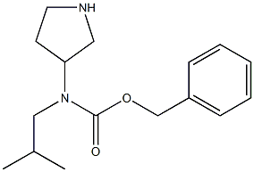 Isopropyl-pyrrolidin-3-ylmethyl-carbamic acid benzyl ester Struktur