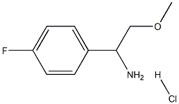 1-(4-fluorophenyl)-2-methoxyethanamine hydrochloride Structure