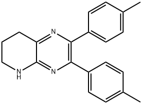 2,3-di-p-tolyl-5,6,7,8-tetrahydropyrido[2,3-b]pyrazine 化学構造式