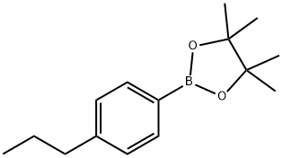 4-正丙基苯硼酸频那醇酯 结构式