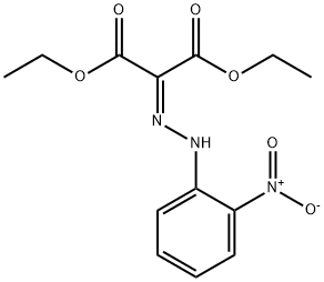 2-((2-NITRO-PHENYL)-HYDRAZONO)-MALONIC ACID DIETHYL ESTER Structure