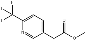 2-(6-(三氟甲基)吡啶-3-基)乙酸甲酯 结构式