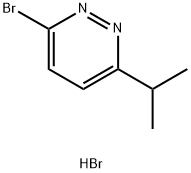 3-溴-6-异丙基哒嗪氢溴酸盐,1373223-56-3,结构式