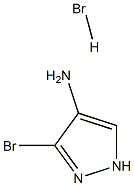 3-Bromo-1H-pyrazol-4-amine hydrobromide Struktur