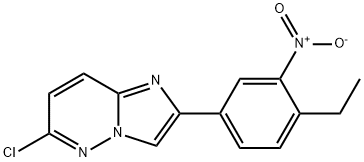 6-chloro-2-(4-ethyl-3-nitrophenyl)imidazo[1,2-b]pyridazine