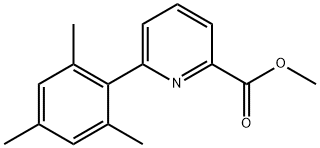 Methyl 6-mesitylpicolinate 化学構造式