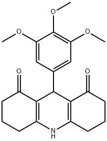 138744-19-1 9-(3,4,5-trimethoxyphenyl)-3,4,6,7,9,10-hexahydro-1,8(2H,5H)-acridinedione