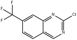 2-chloro-7-(trifluoromethyl)quinazoline Struktur