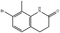 7-Bromo-8-methyl-3,4-dihydroquinolin-2(1H)-one Struktur