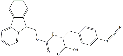 4-Azido-N-Fmoc-D-phenylalanine Structure
