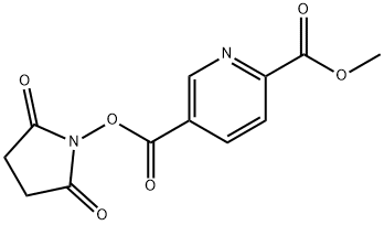 5-(2,5-Dioxopyrrolidin-1-yl) 2-methyl pyridine-2,5-dicarboxylate Structure