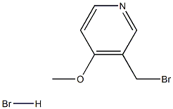 3-(bromomethyl)-4-methoxypyridine hydrobromide Structure