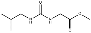 (异丁基氨基甲酰基)甘氨酸甲酯,1401319-38-7,结构式