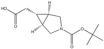 2-((1R,5S,6S)-3-(TERT-ブチルトキシカルボニル)-3-アザビシクロ[3.1.0]ヘキサン-6-イル)酢酸 price.