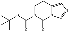 Tert-Butyl 5-Oxo-7,8-Dihydroimidazo[1,5-C]Pyrimidine-6(5H)-Carboxylate 化学構造式