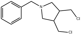 1-Benzyl-3,4-bis(chloromethyl)pyrrolidine Structure