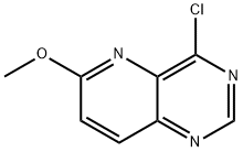 4-chloro-6-methoxy-Pyrido[3,2-d]pyrimidine Struktur