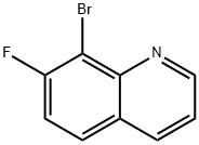 8-bromo-7-fluoroquinoline, 1420790-22-2, 结构式