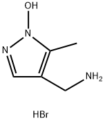 4-(Aminomethyl)-5-methyl-1H-pyrazol-1-ol hydrobromide Structure