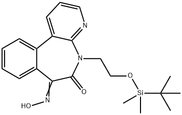 5-[2-(tert-butyl(dimethyl)silyl)oxyethyl]-7-hydroxyimino-pyrido[2,3-d][3]benzazepin-6-one Structure